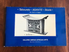Tabourets Asante Stools by Dagan, Galerie Amrad African Arts Montr&#233;al, 1988