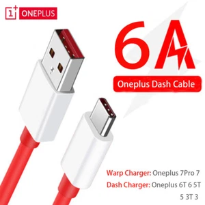 Original Oneplus 7 Pro Dash USB Typ C Schnell Ladekabel Für 3 5 5T 6 6T 7T 8 - Bild 1 von 7