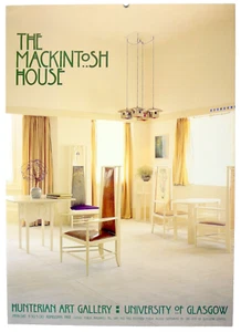 CHARLES RENNIE MACKINTOSH Hunterian Gallery GLASGOW Mackintosh House POSTER - Bild 1 von 12