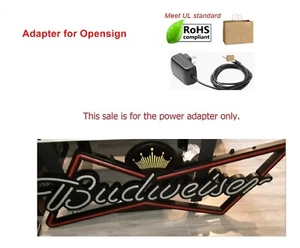 5 Fuß AC Adapter 185 für 6x2 Fuß Budweiser Leuchtschild Öffnungsschild 3A 48W Ladegerät - Bild 1 von 1