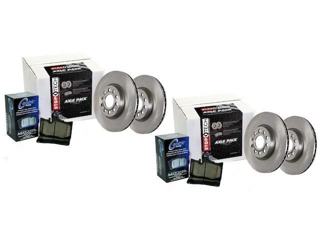 Kit de pastillas de freno y rotor delanteras y traseras para BMW 325Ci 2003 2004 2001-2006 JK311FG Foto 1 de 1