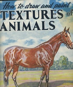 "Libro de crianza de cómo dibujar y pintar texturas de animales 30 páginas 13 3/4"" x 10 1/8" - Imagen 1 de 2