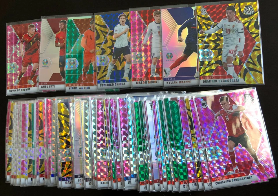 2021 Mosaic UEFA Euro Prizms Camo Pink Silver Reactive GOLD Green You Pick PYC - Image 1 of 1