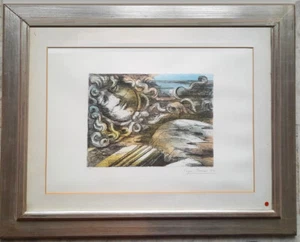 Very Rare Lithograph Proof of Author Medusa Important Russian Artist Eugene Berman - Picture 1 of 5