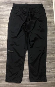 Marmot Women’s Preclip Eco Rain Pant SZ XL Black Nylon Outdoor Waterproof NWOT - Picture 1 of 13