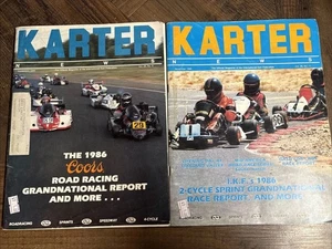 Lot of 2 Vintage 1986 IKF Karter News Magazines - Bild 1 von 11