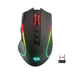 M612 PRO RGB Gaming Mouse, 8000 DPI Wired/Wireless Optical Mouse with 9 Progr... - Picture 1 of 8