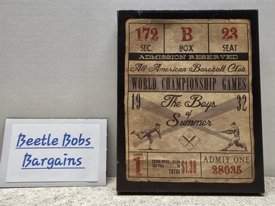 All American Baseball Club The Boys Of Summer 8x10 Canvas Print - Image 1 of 4