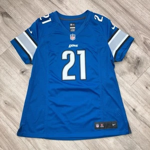 Reggie Bush Women Detroit Lions Blue Nike Jersey Ladies Large 2013 - Picture 1 of 5