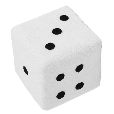 Bedroom White 20x20x20cm Foot Stool Soft Comfortable Simple Warm Sturdy Base - Image 1 of 4