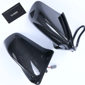 1987-1993 Mustang Coupe & Hatchback LH RH Side Carbon Fiber Outside Mirrors - Foto 1 di 3