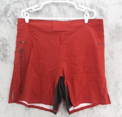 Born Primitive Training Shorts Mens 2XL 40 Red Stretch American Flag Pocket FLAW - Image 1 of 4