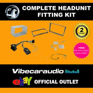 CTKVX10 Vauxhall Corsa 2004-2010 Kit de montaje estéreo doble din cromado mate - Imagen 1 de 1