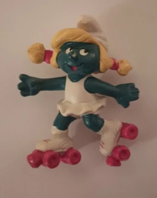 Los Pitufos 20126 Patines Pitufina De Colección Pitufo Figura PVC Juguete Estatuilla Años 80 Foto 1 de 4