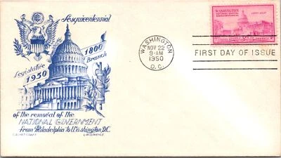 SC #992 FDC - Staehle Cachet (Blue) - Single - F54607 - Image 1 of 2