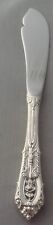 Wallace Rose Point Sterling Silver Master Butter Serving Knife Sterling Handle