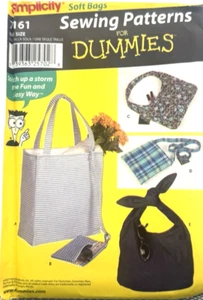 Simplicity Pattern #7161 - Soft Bags/4 Styles (One Size) - Picture 1 of 2
