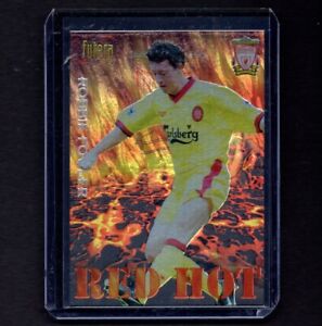 ROBBIE FOWLER 1998 Futera Red Hot Soccer Insert Card LIVERPOOL RH5 6410/8000 PSA
