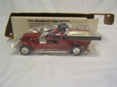 ERTL 1926 Seagrave Fire Truck Bareville Fire Co. Leola PA 1/30 Scale MIB Rare - Image 1 of 4