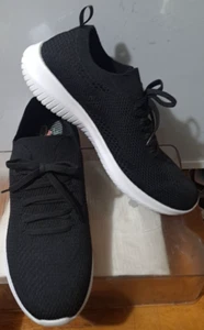 Skecher's Schuhe Vegan Damen Ultra Flex Stretch 12841 Sneaker Schwarz Größe 11 - Bild 1 von 8