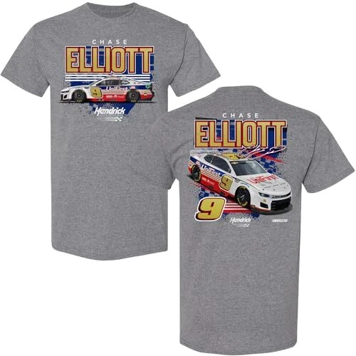 Camiseta Chase Elliott #9 NASCAR 2024 Darlington Dale Jr Throwback Car Scheme Foto 1 de 1