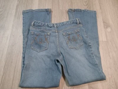 Jeans J. Azul Caqui Niñas Talla 12 Denim Pierna Recta D19 Foto 1 de 3