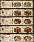 COOK ISLANDS 1969 Christmas, IMPERFORATE Set of 5 Pairs MNH