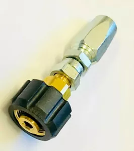 M22 Karcher BUCHSE DRUCKWASCHSCHLAUCH WIEDERVERWENDBAR REPARATURSATZ FUO 1/4 R1AT & 1SN - Bild 1 von 2
