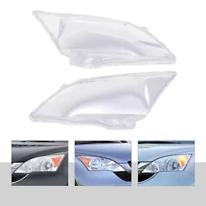 Left&Right For 2007-2011 Honda CRV Pair Headlight Headlamp Cover Lens Lampshades - Bild 1 von 21