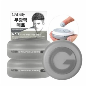 Gatsby Moving Rubber Grunge Mat Mens Hair Wax / 80g x 3ea - Picture 1 of 5