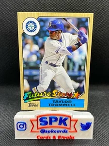 TAYLOR TRAMMELL 2022 Topps Series 1 OVERSIZED 1987 BOX TOPPER MARINERS - Picture 1 of 1