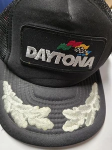 Vintage schwarze DAYTONA Herren MÜTZE Einheitsgröße - Bild 1 von 2