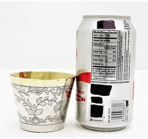 Soid Silver Gilt Spanish Colonial Cup with Engraved Dedication Circa 1760 - Picture 1 of 12