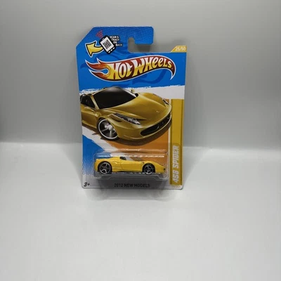 Ferrari 458 Spider amarillo Hot Wheels 2012 HW Premiere Series #25 con OH5SP Foto 1 de 4