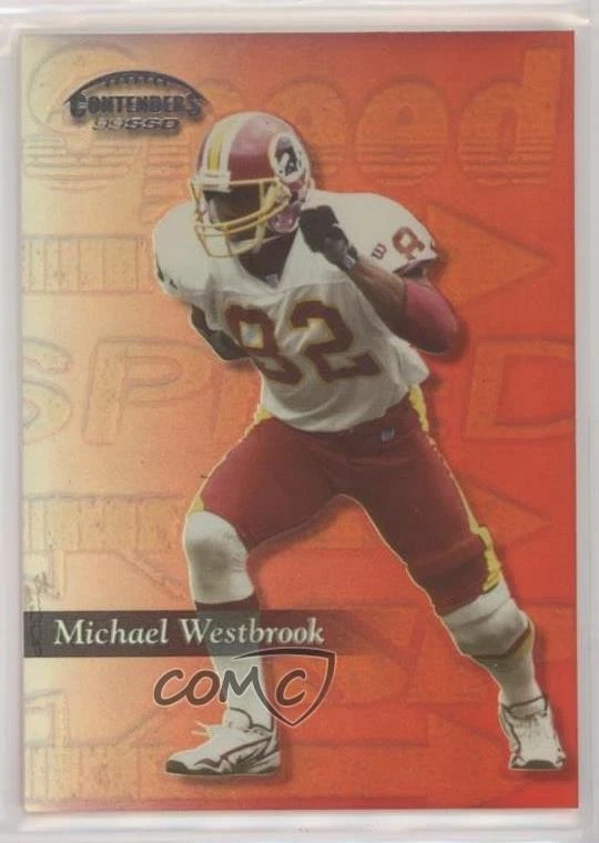 1999 Playoff Contenders SSD Speed Red /100 Michael Westbrook #34 - Image 1 of 2