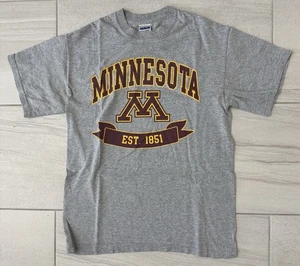 University Of Minnesota Golden Gophers Herren T-Shirt Aschgrau Größe M - Bild 1 von 3