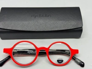 EYEBOBS Readers +3.00 Eyeglasses WISECRACKER 3345-76 Orange/Black frames +case - Picture 1 of 7