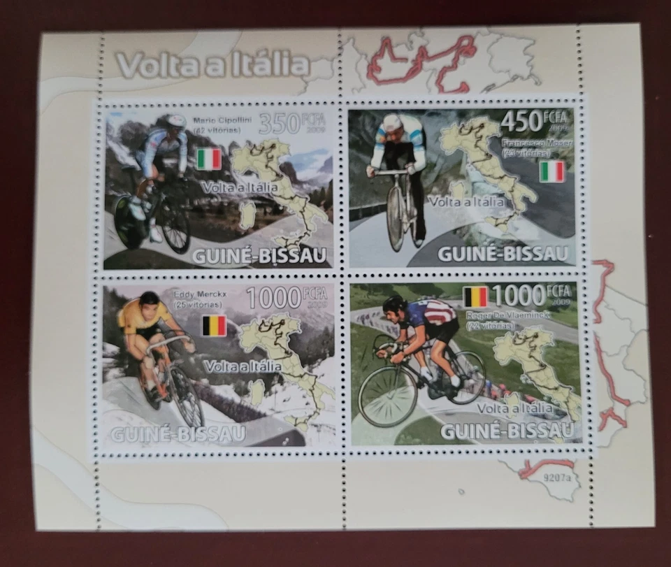 Guinea-Bissau 2009 / Cycling -  Giro di Italia / 4v ms - Image 1 of 1