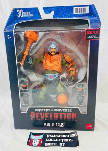 Masters Of The Universe MOTU Masterverse Revelation Man-At-Arms MISB Cover