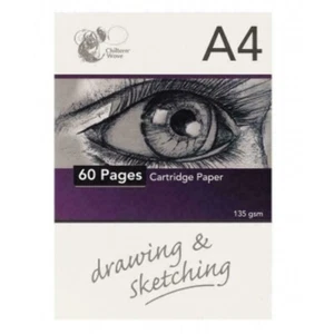 A4 DRAWING SKETCHING SKETCH PAPER 30 SHEETS 135gsm CARTRIDGE ARTISTS PAD 60 PAGE - Picture 1 of 1