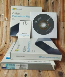Microsoft Office 2021 Professionnel Plus pour 1 PC Windows Licence à Vie DVD - Photo 1/4