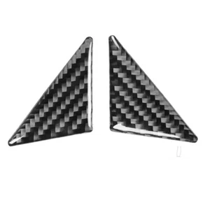 2Pcs For Dodge Challenger 2015-2020 Carbon Fiber Side Window Post Sticker Trim - Picture 1 of 6