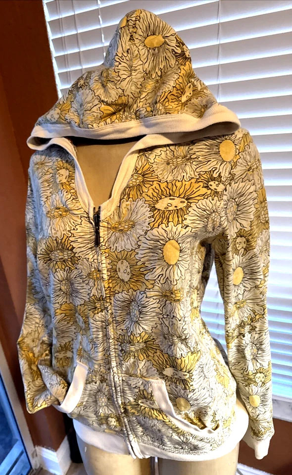 Sudadera con Capucha ONE WORLD Edición Especial Girasoles Sudadera con Capucha Cremallera Talla Pequeña XRC* Foto 1 de 4