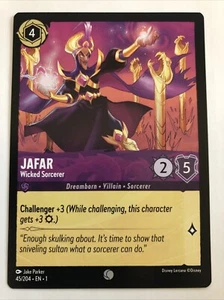 Disney Lorcana The First Chapter Jafar Wicked Sorcerer 45/204 NM - Bild 1 von 2
