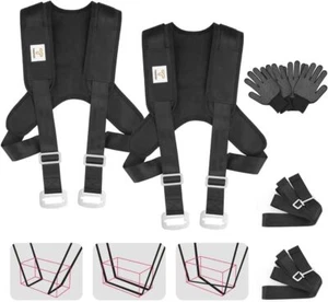 Furniture Moving Strap Adjustable Lifting Strap Padded Vest Heavy-Duty Materials - Picture 1 of 7