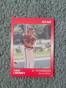 1989 Star Company Todd Crosby Minor League Card #49 - Picture 1 of 6