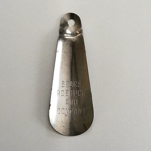Vintage Sears Roebuck and Company Metal Shoe Horn - Picture 1 of 2
