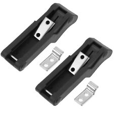  2 Pcs Over-Center Latch Front Storage Rack Rubber Hood Catch Heavy