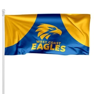 Team AFL Football Large Pole Flag 90cm x 180cm Polyester (No pole) - Picture 1 of 18