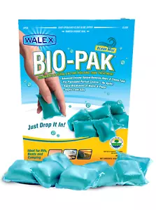 BIO-PAK 10 OCEAN MIST bolsas de fragancia / tanque de almacenamiento de casete inodoro químico - Imagen 1 de 2